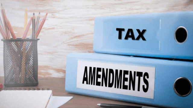 Corporate Tax Amendment